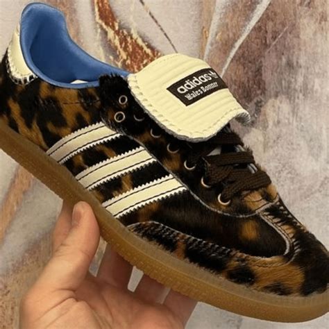 adidas x wales bonner leopard sambas|wales bonner leopard print.